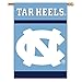 BSI PRODUCTS, INC. - North Carolina Tar Heels 2-Sided 28" x 40" Banner with Pole Sleeve - UNC Football, Basketball & Baseball Pride - Durable for Indoors & Outdoors - Great Gift Idea - North Carolina