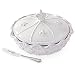 Mud Pie Fleur De Lis Brie Baker Set, White