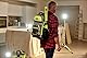 RYOBI Werkzeug-Rucksack RSSBP1 (600-Denier Polyester Korpus, Gepolsterte Schultergurte, 2x breite Innentaschen, eine mit Reißverschluss, mit Laptopfach)
