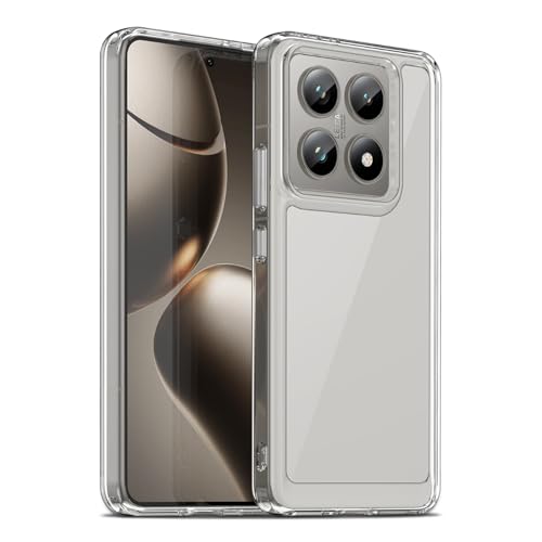 Image of Case for Xiaomi 14T /Xiaomi 14T Pro 5G, Military Grade Drop Protection Phone Case, Yellowing Resistant, Anti-Scratch Hard PC Back, Shockproof Hard Ultra-Thin Protective Cover, Clear