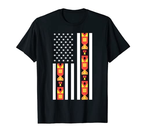 La historia negra de la bandera americana de Estados Unidos es historia americana Camiseta