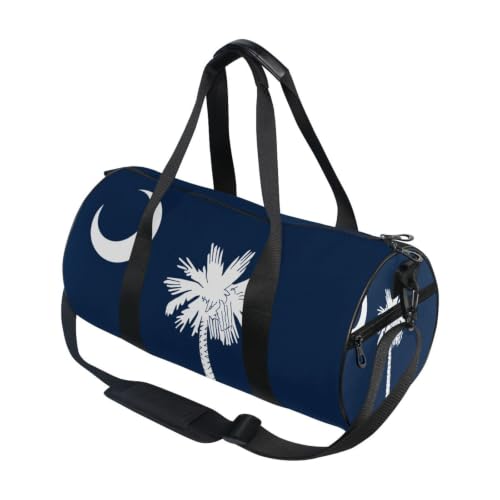 Bolsa de lona para viajes y deporte ligera de Carolina del Sur unisex