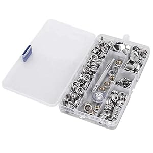 zhibeisai 150 stuks/set RVS Snap Button Boot Sailcloth Canvas drukknoop Socket Screw Kit met instellingenhulp