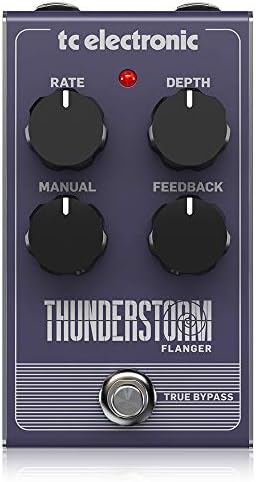 TC Electronic THUNDERSTORM FLANGER Vintage-Style Flanger Pedal with All-Analog Bucket-Brigade Circuit