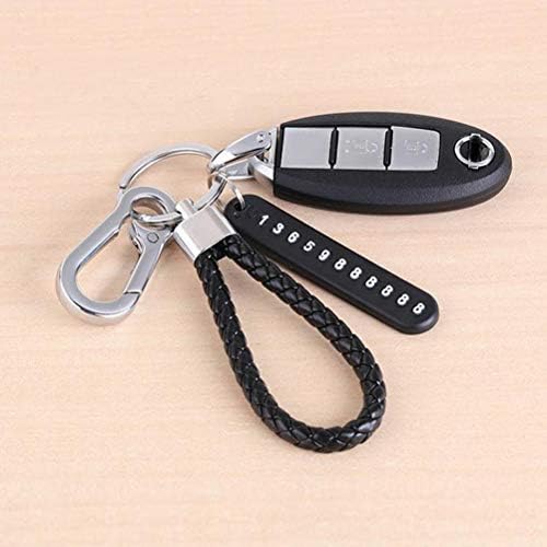 nuoshen Metal Keyring, 6 Pcs Keychain Carabiner Clip Keyrings for Craft Lobster Clasps Swivel Clips