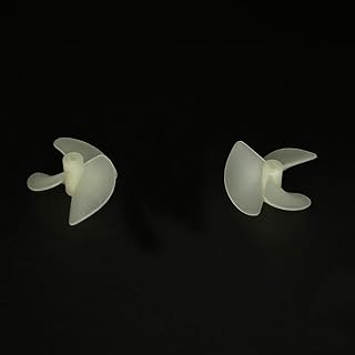 10PCS RC Boat 2mm Shaft Nylon Propeller 3-Blades Positive and Reverse Propeller for RC Boat DIY Model Ship Building Parts (2x28mm)