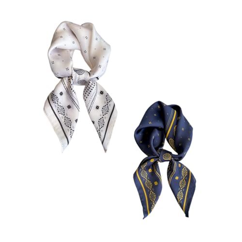 Foulard pour femmes carré satin écharpe silk feeling mode