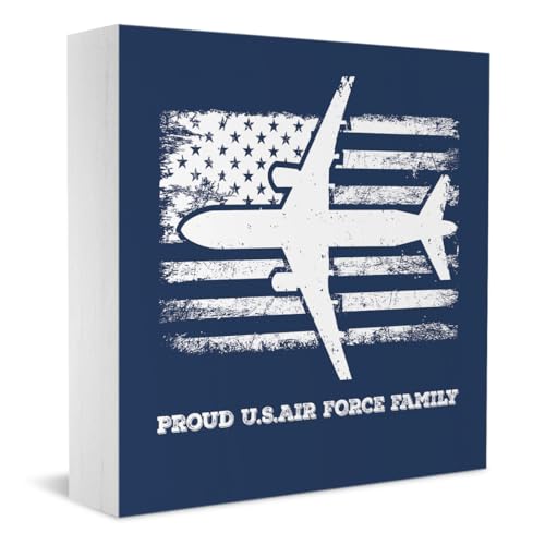 Proud Air Force Family Wood Sign