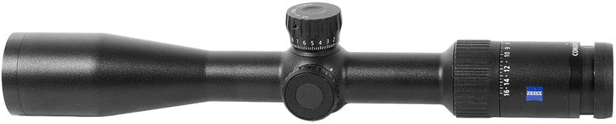 Zeiss Conquest V4 4-16x44 Rifle Scope with ZBR-2 Reticle (#92) - External Elevation Turret - Ballistic Stop - Adjustable Parallax - .25 MOA, Black