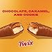 TWIX Snack Size Caramel Cookie Crunch On the Go Milk Chocolate Bars Individually Wrapped Candy, 0.75 Oz (Pack of 24)