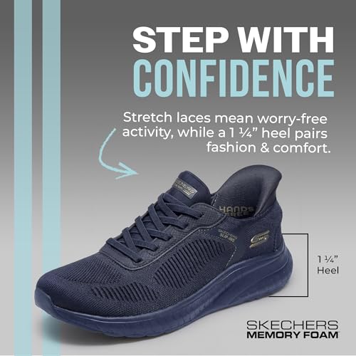 Image of Skechers Womens BOBS Squad Chaos-Current Muse Slip-ins Sneaker