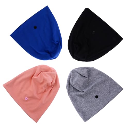 Bonnet pour masque facial en lot de 4 pièces pour soin du visage