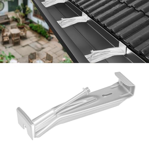 image for Generic 20 Pcs 5 Inch Heavy-Duty Gutter Hangers, Rain Gutter Hangers w