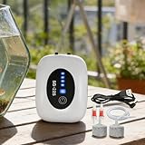 Fish Tank Air Pump | 2 Outlet Rechargeable Oxygen Silent | Quiet Aquarium Air Pump | for Live Plants Water Outdoor Indoor Pond Fountain Hydroponics Saltwater - Image 3