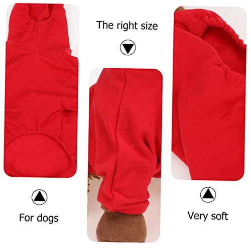 Disfraz para perros Halloween BESPORTBLE rojo tamaño L miniatura 7