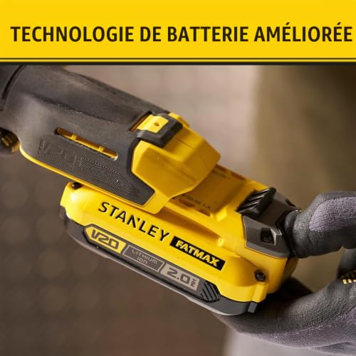 Clé à chocs à cliquet sans fil Stanley V20 18V 300 trmin 47Nm Compacte LED intégrée Enclume 38” - vue 4