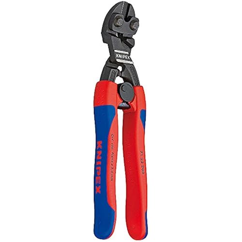 Knipex 71 22 200 Compact Bolt Cutters "CoBolt" 7,87" 20° angled with soft handle