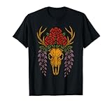 Floral Antler Skull Nature Art Design