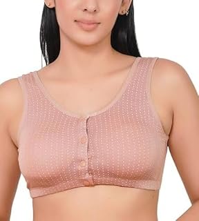 Jalodari Women's Cotton New Moms Padded Front Open Feeding Bra Maternity Baby Nursing Price In India