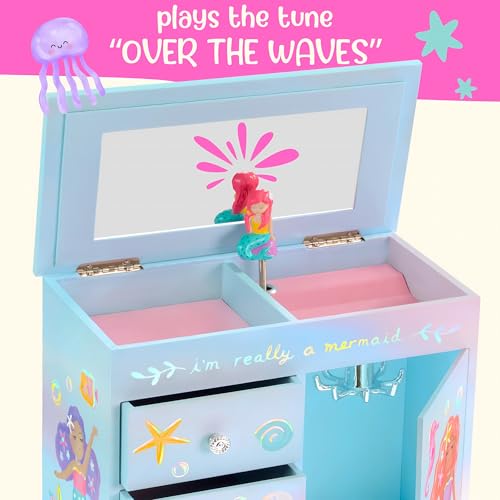 Giggle & Honey® Mermaid Musical Jewelry Box for Girls by Giggle & Honey - Image 6