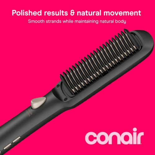 INFINITIPRO by Conair Smoothing & Straightening Brush, Styler, Heated Brush - image 2