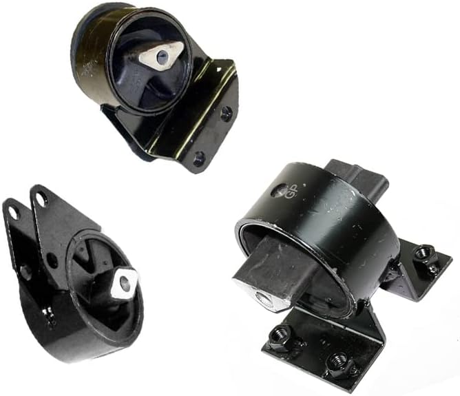 K0832 Engine Motor & Transmission Mount Set 3pc Compatible with Fits 1993-1998 Jeep Grand Cherokee 5.2L AUTO RWD | A2809 A2808 A2828