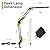 KOCASO LED Desk Lamp,Adjustable Swing Arm Desk Lamp with Clamp,Workbench Light Reading Light 3 Modes 10 Brightness Table Light 360 Degree Rotation Lighting Head for Home Office