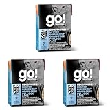 Go! Solutions Sensitivities Limited Ingredient, Grain-Free, Protein Rich Wet Cat Food, Pollock Pâté for Sensitive Stomach, 6.4 oz (Pack of 3)