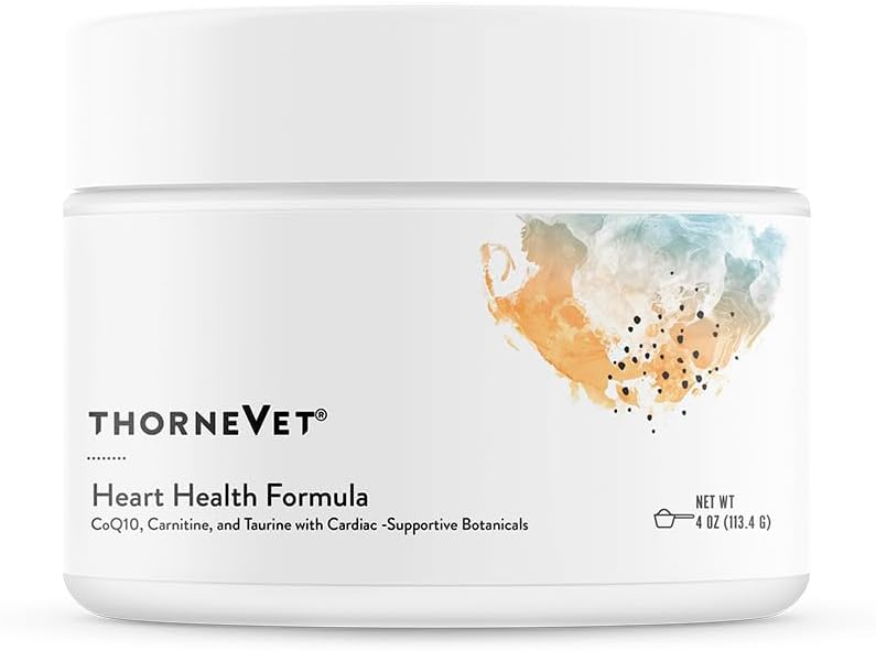 ThorneVET Heart Health Formula – Cardiovascular Support for Dogs & Cats, 90 Scoops