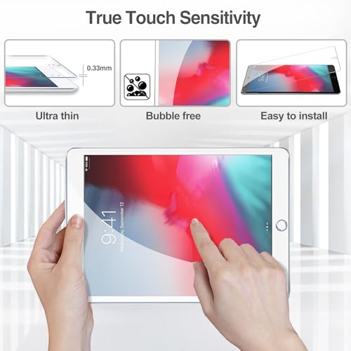 Image of ProCase 2 Pcs Screen Protector for iPad Mini 5th / Mini 4th, iPad Mini 7.9 inch A2133 / A2124 / A2126 / A2125 / A1538 / A1550 Tempered Glass Film Guard -Clear