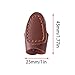 Ruiwaer 2pcs Outdoor Archery Cowhide Leather Trigger Finger Sleeve Brown Recurve Bow Thumb Cowhide Finger Guard Soft Leather Thumb Ring Archery Guard for Traditional Bow Guard Archery Sleeve