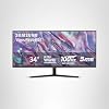 SAMSUNG Serie ViewFinity S50GC – Monitor Ultra-WQHD de 34″, 100Hz, 5ms, HDR10, AMD FreeSync, Cuidado de los ojos, Diseño sin bordes, PIP, PBP, LS34C502GANXZA, 2023, Negro
