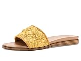 Seychelles Womens Dakota Slide Casual Sandals Casual - Yellow - Size 8.5 M