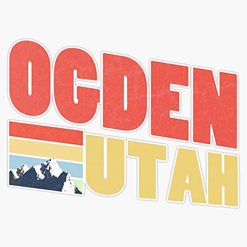 Ogden City Utah Vintage Sticker Bumper Sticker Vinyl Decal 5