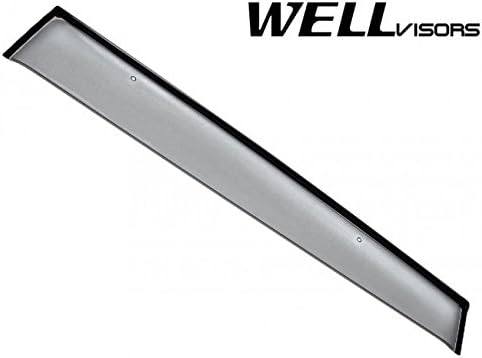 Miniatura 5 de WellVisors Repuesto para Toyota Rav4 2006-2012 con clip, color humo, tintado de humo, viseras laterales de lluvia, deflectores 3-847TY013