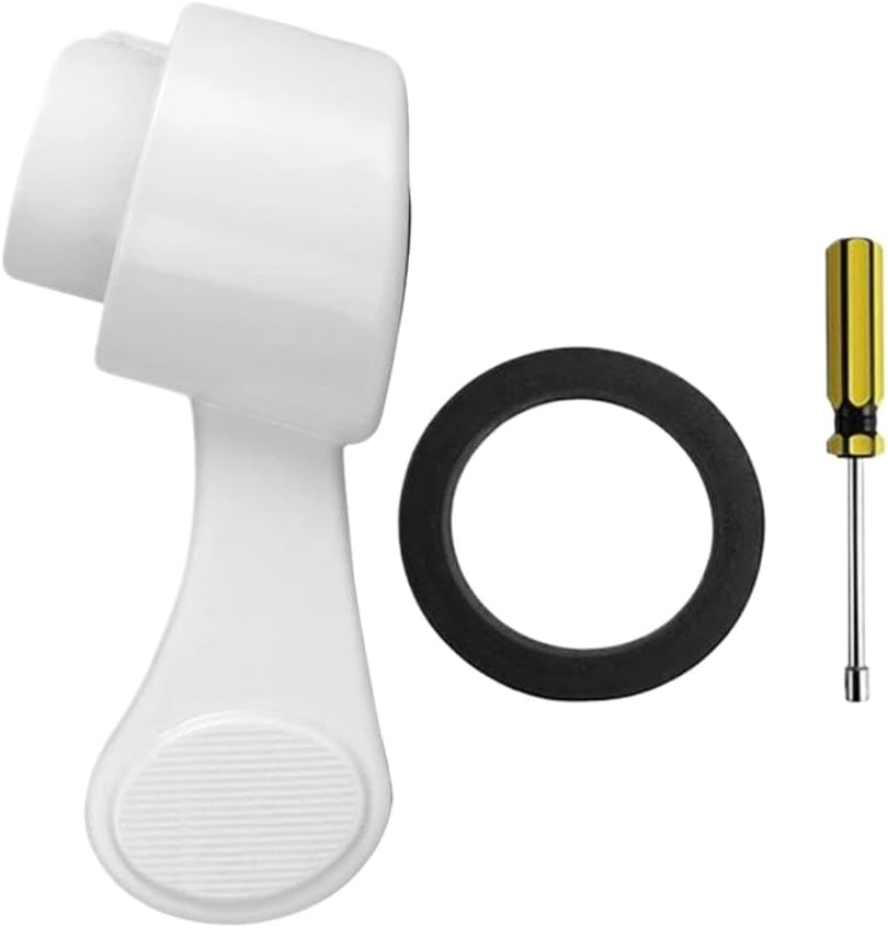 Black Plastic RV Toilet Foot Pedal Replacement Compatible With 300 310 320 321 Series RV Toilets