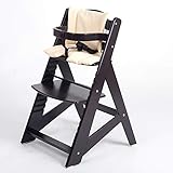 chicco hochstuhl braun Holzfarbe: DUNKELBRAUN --Kissenfarbe: CREME