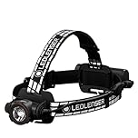 Ledlenser H7R Signature - Rechargeable Outdoor LED Head Torch, Super Bright 1200 Lumens Headlamp, 260 Meter Focus, Camping, Hiking Head Torch Rechargeable, Up to 65 Hours Running Time