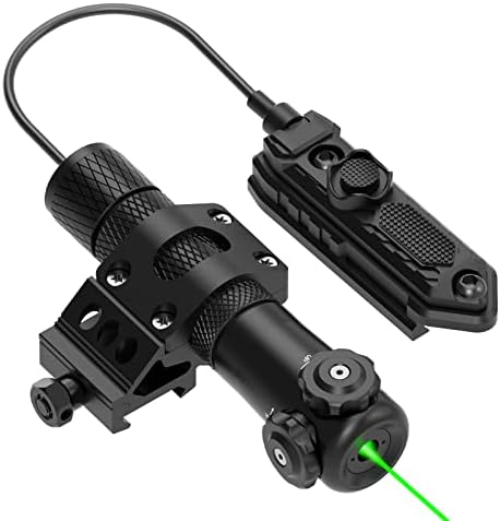 GL35 Green Laser Sight Green Dot Rifle Scope with 20mm Picatinny Mount and Pressure Switch Included