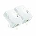 Zyxel 600 Mbps Mini Powerline AV2 Gigabit Adapter, Starter Kit - 2 Units (PLA5205KIT)