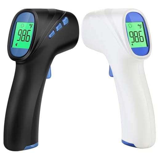 Forehead Thermometer for Adults and Kids - 2000 Black & White