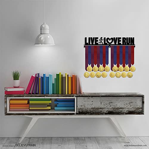 Believe&Train Women's Motivational Running Medal Hanger #TOP1