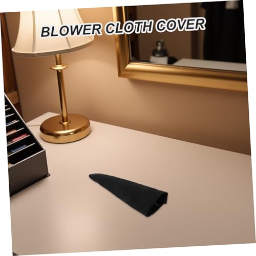 Funda pequeña para boquilla de máquina de nieve para eventos y protección en escenarios en locales. Cubierta de tela negra compatible con soplador miniatura 5