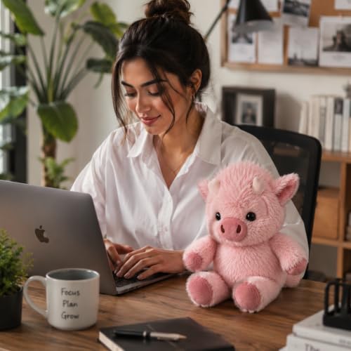 Image of Flufies Plush Soft Toys for New Born Baby and Baby Boy - Soft and Easy Wash Plush - Huggable Plush Toys for Girls and Boys - Soft Toy for Home Decor (Running Plushie - Pink)