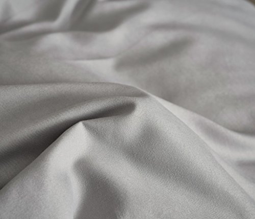 Haru Homie Microfiber Reversible Solid Color Ruffled Duvet Cover Bedding Set With Zipper Closure - Comfortable, Lightweight - Wrinkle, Fade Resistant And Durable(King, Gray) #TOP5