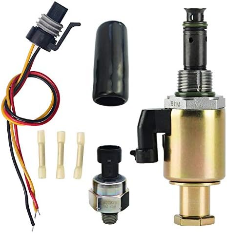 7.3L Fuel Injection Pressure Regulator Sensor, IPR Valve & ICP Control with Electrical Connector Pigtail Wire Harness Sensor for Ford F-250 F-350 F-450 F-550 F-650 F-750 E-350 E-450 E-550, 1829856C91