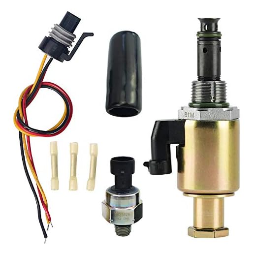 7.3L Fuel Injection Pressure Regulator Sensor, IPR Valve & ICP Control with Electrical Connector Pigtail Wire Harness Sensor for Ford F-250 F-350 F-450 F-550 F-650 F-750 E-350 E-450 E-550, 1829856C91