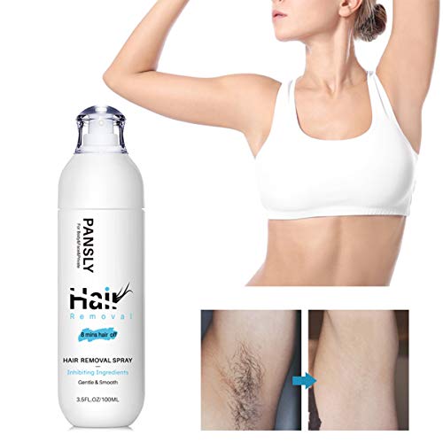 Hair Removal Spray,8 Minutes Hair Off Hair Removal Spray Legs Arms Gentle Hair Remover For Face, Underarm, Arm, Leg, Bikini,Non-Irritating Depilatories Product For Women And Men,100Ml (Hair Removal Spray) #TOP5