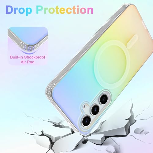 Heaofei Cute Case for Samsung Galaxy S24 Plus Case, Gradient Iridescent by Heaofei - Used condition - Image 5