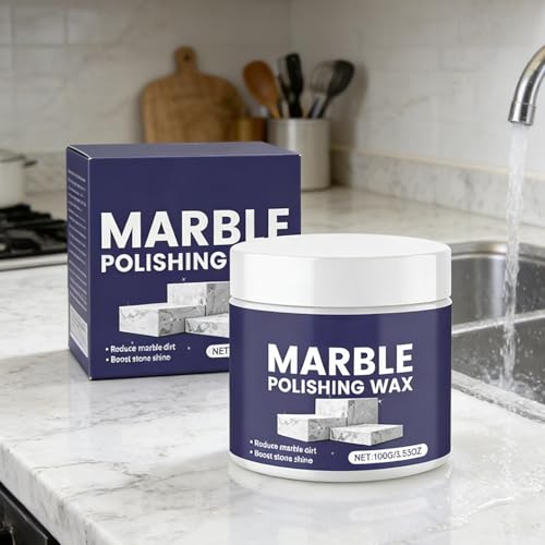 Abrillantador para Pisos y Suelos de Mármol - Quitamanchas de 100g con Restauradora y Renovadora - Abrillantador para Piedras - para Encimeras de Cocina Baño y Cuarzo - imagen 3